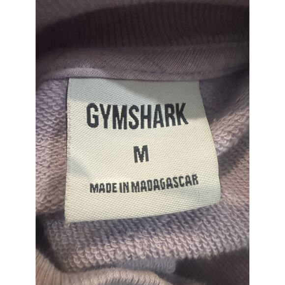 Gymshark Rest Day Sweats 1/2 Zip Pullover Purple Aura Lilac Marl Oversized Fit M - Picture 10 of 16